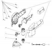 Black & Decker Reviva REVDS12C Detail Sander Spare Parts