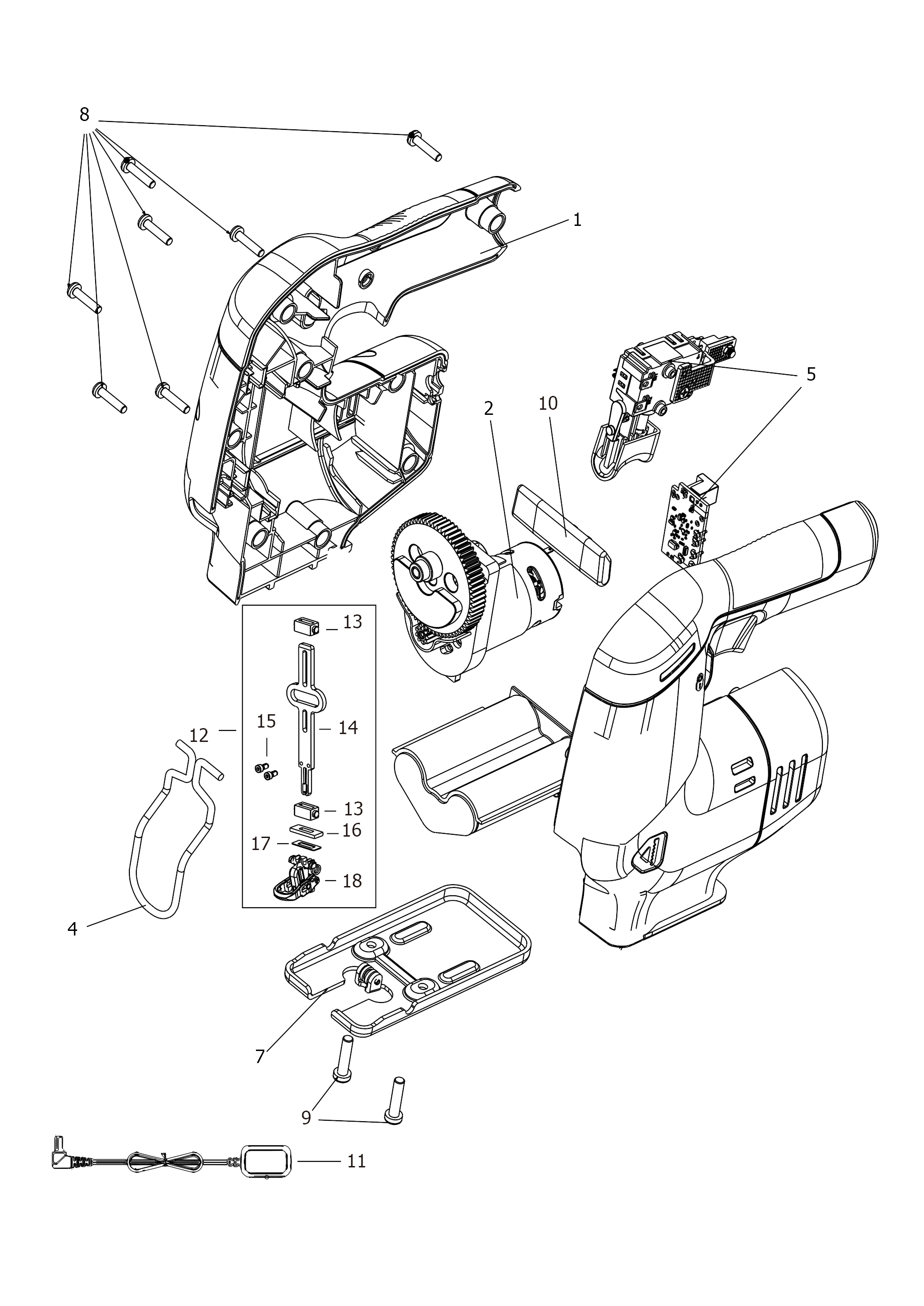 Black & Decker Reviva Revj12c Jigsaw Spare Parts SPARE_REVJ12C from ...