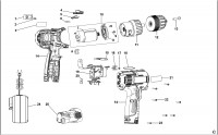 STANLEY STCD1080B2 CORDLESS DRILL (TYPE 1) Spare Parts