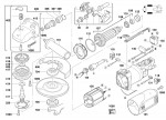 Milwaukee 4000403236 AG8-125Q 240V Angle Grinder Spare Parts