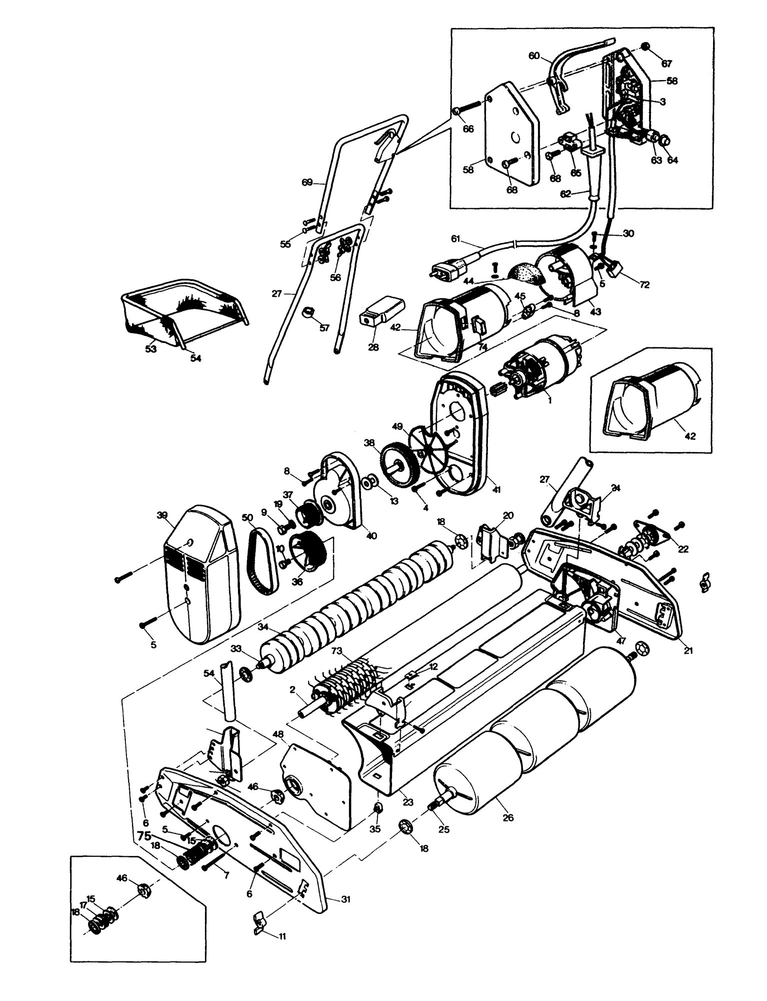 Black and decker on sale lawn raker spares