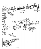 ELU EAG206 ANGLE GRINDER (TYPE 3) Spare Parts