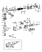 ELU WS90125C ANGLE GRINDER (TYPE 1) Spare Parts