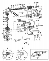 ELU WS20230A ANGLE GRINDER (TYPE 1) Spare Parts