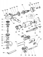 ELU WS11 ANGLE GRINDER (TYPE 1) Spare Parts