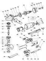 ELU WS12 ANGLE GRINDER (TYPE 1) Spare Parts