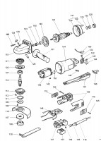 ELU WS12E ANGLE GRINDER (TYPE 1) Spare Parts