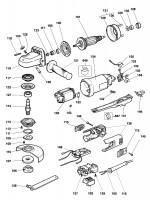 ELU WS14E ANGLE GRINDER (TYPE 1) Spare Parts