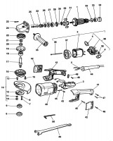 ELU WS51E ANGLE GRINDER (TYPE 1) Spare Parts