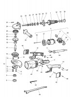 ELU WS53E ANGLE GRINDER (TYPE 1) Spare Parts