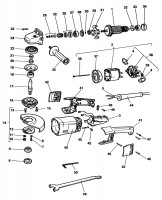 ELU WS54E ANGLE GRINDER (TYPE 1) Spare Parts