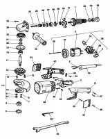 ELU WS55E ANGLE GRINDER (TYPE 1) Spare Parts