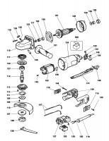 ELU WS41 ANGLE GRINDER (TYPE 1) Spare Parts