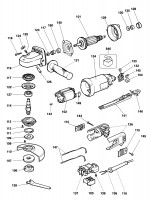 ELU WS11 ANGLE GRINDER (TYPE 2) Spare Parts