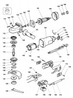 ELU WS14E ANGLE GRINDER (TYPE 2) Spare Parts