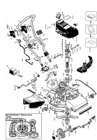 BLACK & DECKER GRC645 CORDLESS MOWER (TYPE 1) Spare Parts