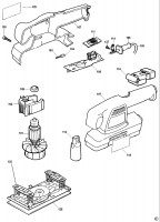 Black & Decker KA225E Type 2 Orbital Sander Spare Parts - Part