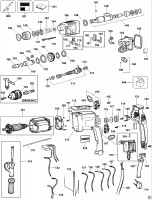 DEWALT DW563K ROTARY HAMMER (TYPE 1) Spare Parts