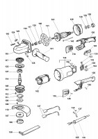 ELU WS45 ANGLE GRINDER (TYPE 1) Spare Parts