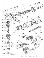 ELU WS14V ANGLE GRINDER (TYPE 2) Spare Parts