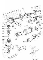 ELU WS47 ANGLE GRINDER (TYPE 1) Spare Parts