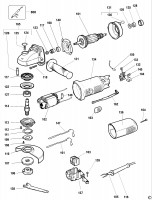 ELU WS23 SMALL ANGLE GRINDER (TYPE 1) Spare Parts