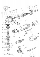 ELU WS32E ANGLE GRINDER (TYPE 1) Spare Parts