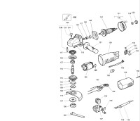 ELU WS32V ANGLE GRINDER (TYPE 1) Spare Parts