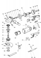 ELU WS48E ANGLE GRINDER (TYPE 1) Spare Parts