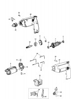 DEWALT DW168 DRILL (TYPE 1) Spare Parts