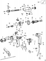 DEWALT DW241 DRILL (TYPE 2) Spare Parts