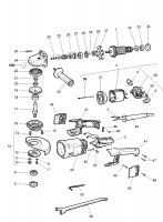 ELU WS53E ANGLE GRINDER (TYPE 2) Spare Parts