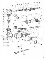 ELU WS52E ANGLE GRINDER (TYPE 2-3) Spare Parts