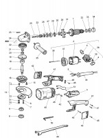 ELU WS61 ANGLE GRINDER (TYPE 2) Spare Parts