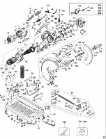 DEWALT DW872 CHOP SAW - METAL CUTTING (TYPE 1) Spare Parts