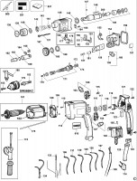 DEWALT DW566 ROTARY HAMMER (TYPE 3) Spare Parts