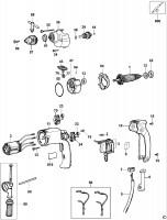 DEWALT DW511 DRILL (TYPE 1) Spare Parts