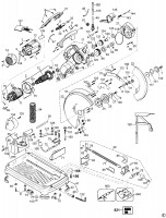 DEWALT DW872 CHOP SAW - METAL CUTTING (TYPE 2) Spare Parts