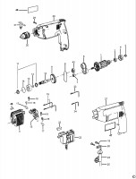 DEWALT DW171 DRILL (TYPE 1) Spare Parts