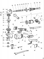 DEWALT DW852 ANGLE GRINDER (TYPE 5) Spare Parts