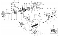 DEWALT D55145 COMPRESSOR (TYPE 1) Spare Parts