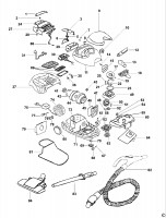 BLACK & DECKER VM700 VACUUM CLEANER (TYPE 1) Spare Parts