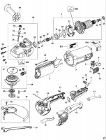 DEWALT D28415 ANGLE GRINDER (TYPE 1) Spare Parts