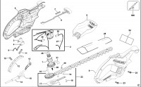 BLACK & DECKER GT90 HEDGETRIMMER (TYPE 1) Spare Parts