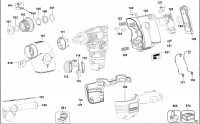 DEWALT DC213 ROTARY HAMMER (TYPE 1) Spare Parts