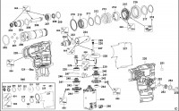 DEWALT DC234K ROTARY HAMMER (TYPE 1) Spare Parts