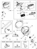 BLACK & DECKER VN1800 VACUUM CLEANER (TYPE 1) Spare Parts