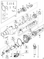 DEWALT D25111K ROTARY HAMMER (TYPE 1) Spare Parts