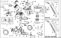 BLACK & DECKER VO1700 VACUUM CLEANER (TYPE 2) Spare Parts