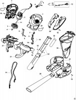 BLACK & DECKER GW2600 BLOWER VAC (TYPE 3) Spare Parts